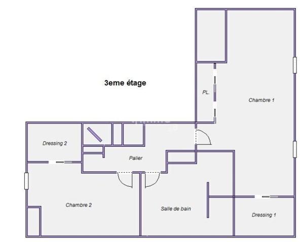 Duplex avec un bel extérieur