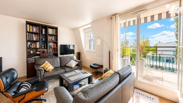 Puteaux, les Bergères - 4 pièces 90m² avec terrasse 7m² au 7e étage