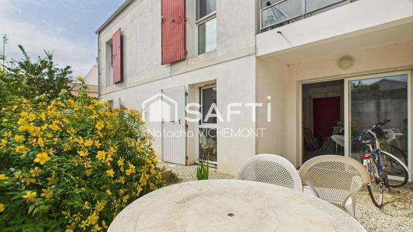 Plein centre bourg, appartement plain pied avec jardin 2 chambres sans travaux!