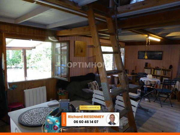 Magnifique chalet de 30m² au calme et verdure avec terrasse couverte