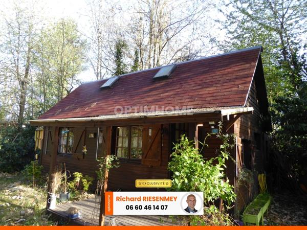 Magnifique chalet de 30m² au calme et verdure avec terrasse couverte