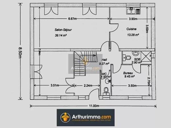 Vente                                                      Maison
                        
                     7 pièces                      148 m2                     à Jouy-le-Châtel