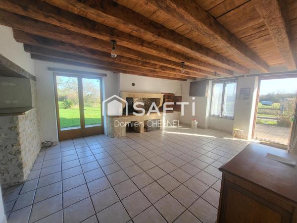 Maison de caractère – Vie de plain-pied – DPE C – Environnement calme