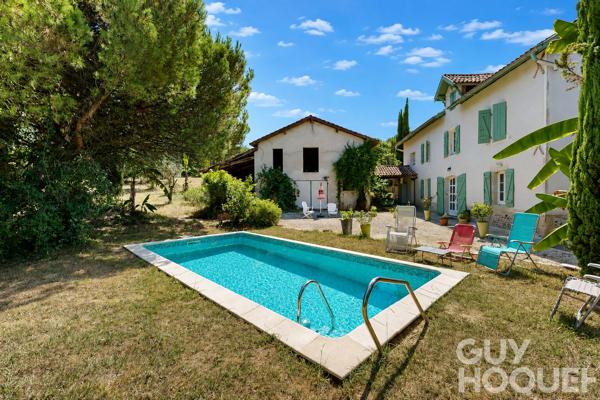 Belle maison de maître 200 m² avec piscine et dépendances proche Hagetmau