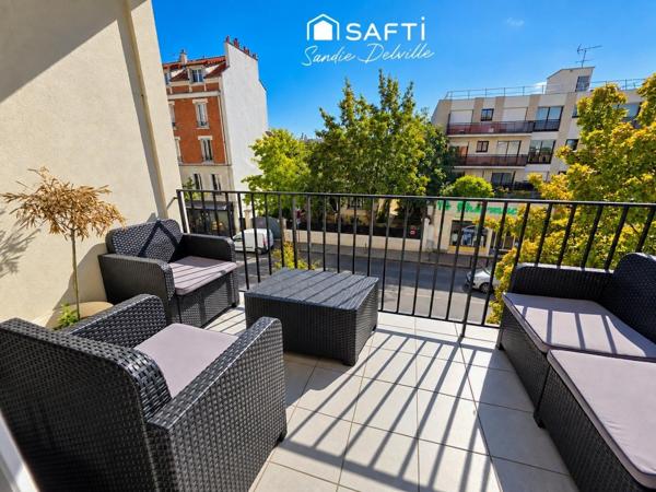 Appartement 4 pièces- 84m²- balcon- cave- place de parking