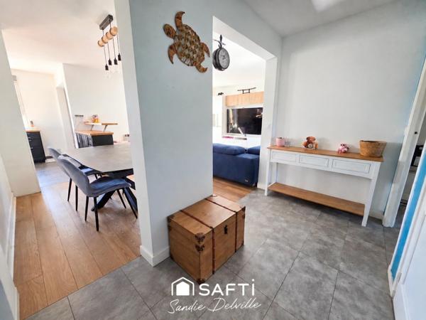 Appartement 4 pièces- 84m²- balcon- cave- place de parking