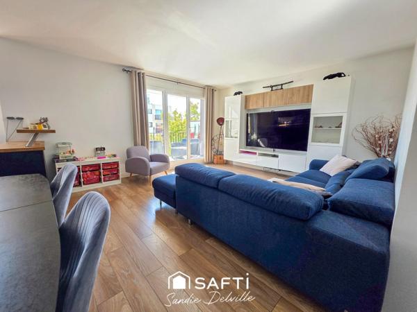 Appartement 4 pièces- 84m²- balcon- cave- place de parking
