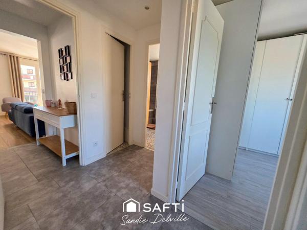 Appartement 4 pièces- 84m²- balcon- cave- place de parking
