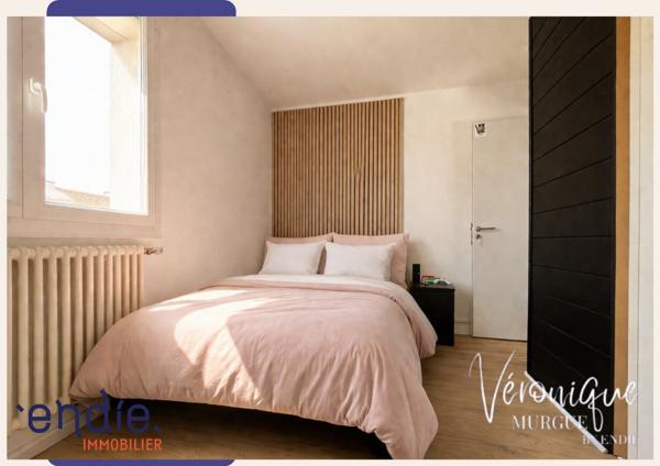Maison de ville rénovée, 6 chambres, vie de plain-pied, DPE C, jardin clos, endie immobilier, Véronique Murgue