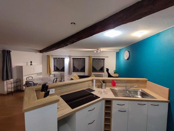 Appartement Dole 2 pièce(s) 45.97 m2 , centre-ville, meublé et rénové