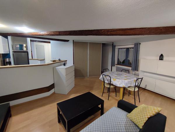 Appartement Dole 2 pièce(s) 45.97 m2 , centre-ville, meublé et rénové