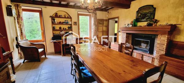 Maison en pierre de 168m2 avec jardin atypique