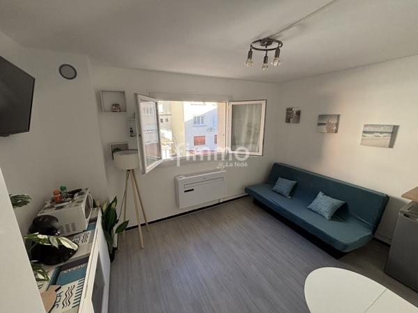 Studio meublé 17m² Dernier étage –Bord de mer à Canet-en-Roussillon