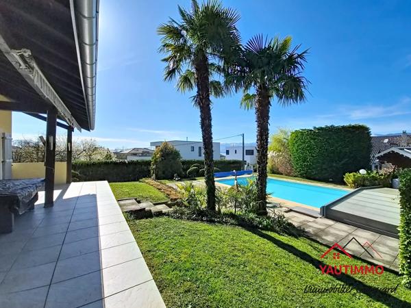 Messery (74140) Maison familiale 5 chambres avec piscine et terrain arboré à Messery, proche lac Léman