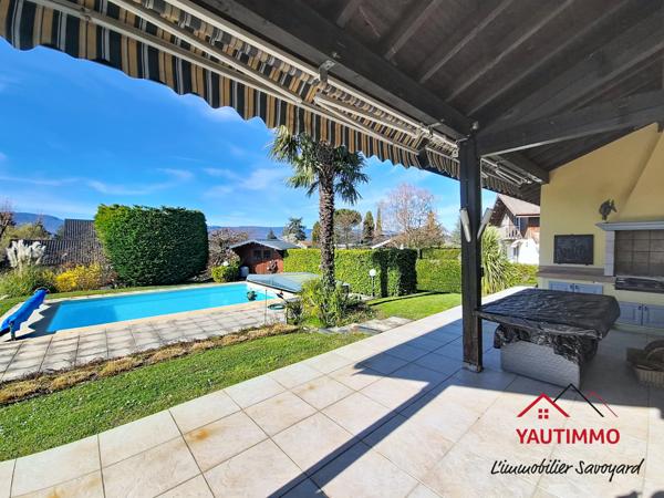 Messery (74140) Maison familiale 5 chambres avec piscine et terrain arboré à Messery, proche lac Léman