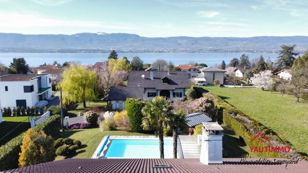 Messery (74140) Maison familiale 5 chambres avec piscine et terrain arboré à Messery, proche lac Léman