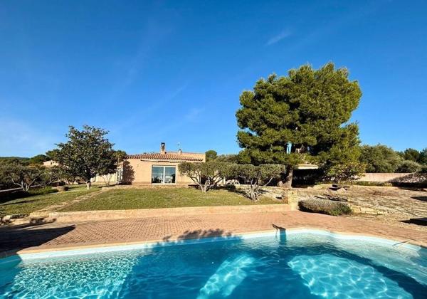 La Cadière-d’Azur À quelques minutes des plages : Magnifique maison de plain-pied de 177 m², lumineuse et sans vis-à-vis