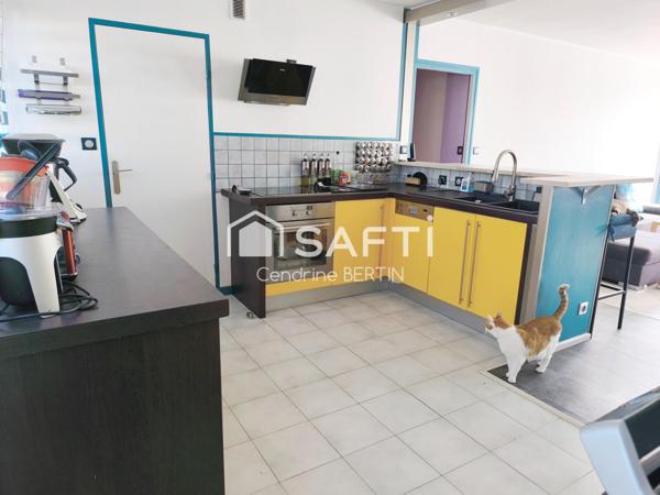 Appartement lumineux avec cave et cellier