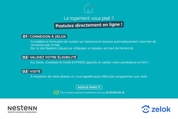 Appartement 2p 47 m2 PARIS 10e