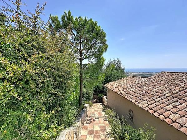 Vue mer panoramique proche du centre de Mandelieu