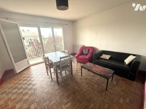 Proche centre Lorette, appartement très lumineux, 4ème étage, 3 chambres 