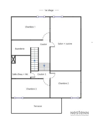 A vendre maison divisée en 4 appartements et studios à Montpellier, secteur Hauts de Massane