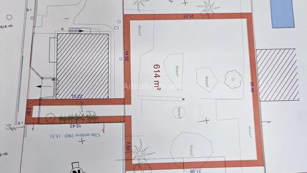 Vente Terrain 614 m2 à Ollainville