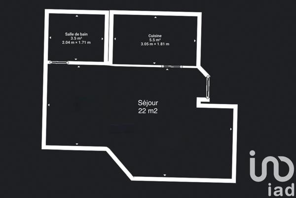 Maison à vendre 3 pièces 60 m² Arcy-sur-Cure