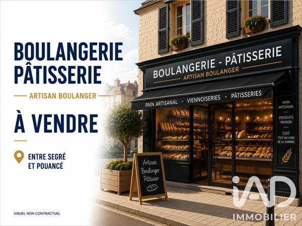 Boulangerie à vendre 345 m² Ombrée d'Anjou