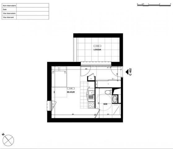 Vente Studio 28,35 m², dernier étage, Lannion ( 22300)