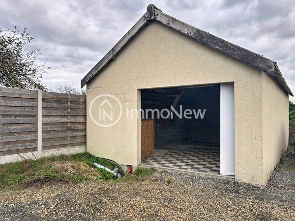 BEAU GARAGE 40 M2 SUR TERRAIN 200 M2 PROCHE DES PLAGES