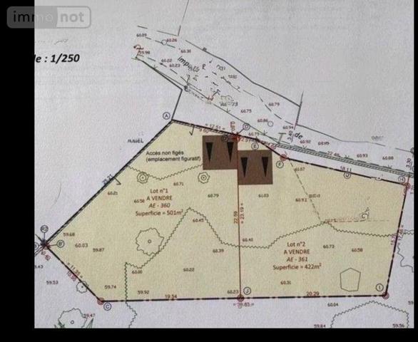 Terrain à Batir à vendre à Quimperlé dans le Finistère (29300), ref : TQPERLE485