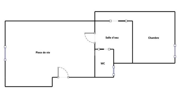 Appartement à vendre 2 pièces RENNES ST HELIER (35)