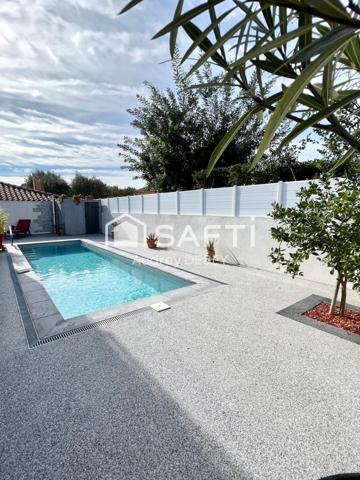 APPARTEMENT CONTEMPORAIN AVEC TERRASSE & PISCINE – À DEUX PAS DES PLAGES ET COMMERCES