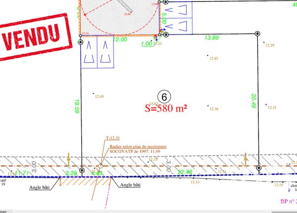 Terrain à vendre 580 m² Challans