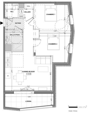 Appartement (neuf) à vendre 3 pièces 65 m² Saint-Malo
