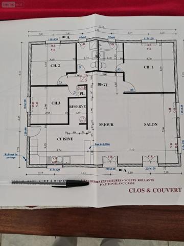 Achat - Maison Matoury 97351 5 pièces 95 m 2 1119 m 2