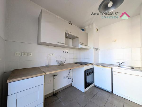 À vendre ? T2 de 44 m² avec terrasse, vue dégagée et parking en sous-sol ? Marseille 15e (quartier Saint-Louis)