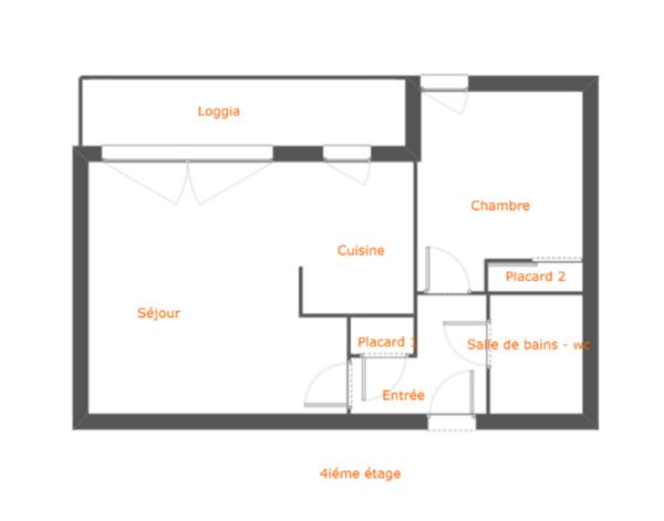 À vendre ? T2 de 44 m² avec terrasse, vue dégagée et parking en sous-sol ? Marseille 15e (quartier Saint-Louis)