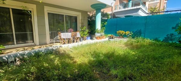 Vous recherchez un appartement 3 pièces lumineux avec une terrasse ,un jardin  et un garage fermé alors venez constater par vous-même.
Parmi les nombreux atouts de votre futur bien:

* Jolie terrasse ensoleillée ( orientée Sud-ouest) pour dîner entre amis.
* Jardin cloturé entouré de verdure.
* T3 de 63 m2 traversant pour un maximum de lumière. 
* Au calme absolu.
* Grande pièce à vivre.
* Cuisine ouverte équipée.
* 2 belles chambres avec placards intégrés. 
* WC indépendant.
* Douche italienne avec fenêtre.
* Climatisation dans tout l'appartement.
* Double vitrage, porte blindée.
* Résidence de Standing totalement sécurisée.
* Proche des arrêts de bus et commerces à pied (intermarché, super U).
* Faibles charges (seulement 118 euros mensuels.)

Ce bien se complète d'un garage fermé en sous-sol.

DE PLUS VOUS AVEZ LA POSSIBILITÉ D'ACQUÉRIR UN DEUXIÈME GARAGE FERMÉ DANS LA RESIDENCE POUR UN MONTANT DE 28000 EUROS.

VISITEZ ET POSEZ VOS VALISES!
