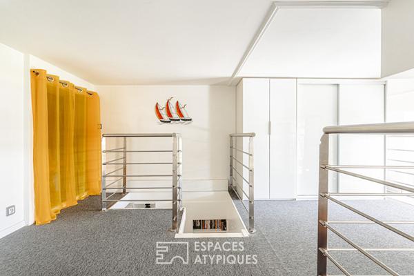 Loft avec terrasse dans un lieu unique