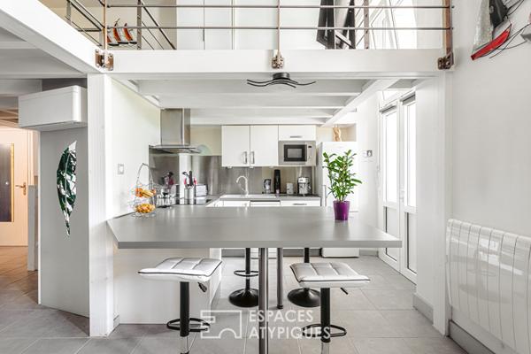 Loft avec terrasse dans un lieu unique