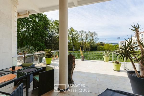 Loft avec terrasse dans un lieu unique