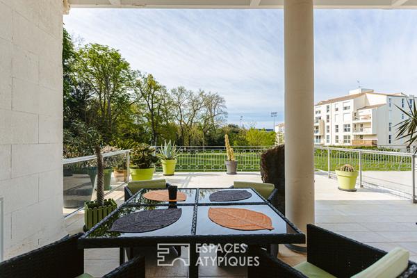 Loft avec terrasse dans un lieu unique