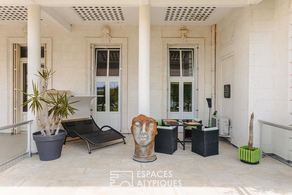 Loft avec terrasse dans un lieu unique