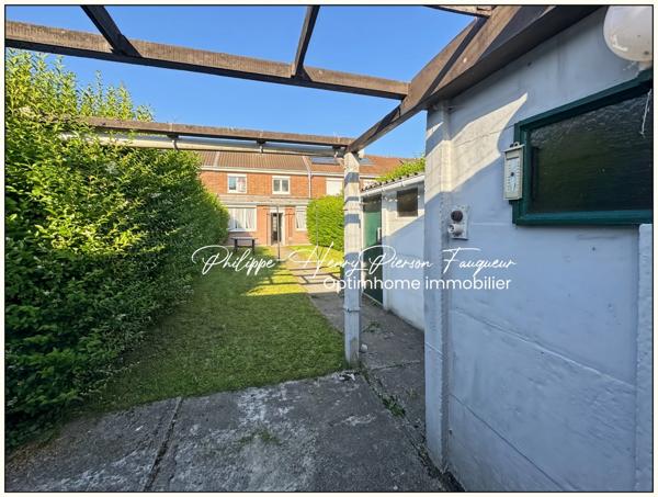 Maison à vendre à Saint-Maurice Pellevoisin – Maison type Bâtir avec jardin et fort potentiel Lille St Maurice  (59)
