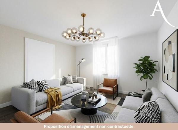 Duplex rénové de 91m² Carrez - Gare à pied - 2 parkings privés - DPE C