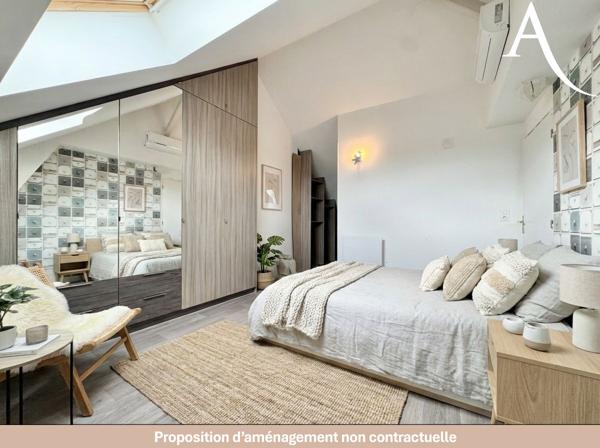 Duplex rénové de 91m² Carrez - Gare à pied - 2 parkings privés - DPE C