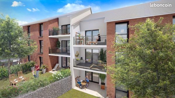 Appartement Grand Couronne T4 neuf avec jardin