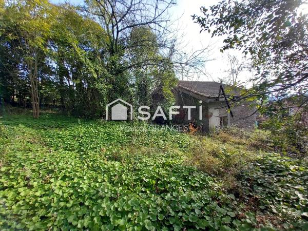 Maison à rénover entièrement 70m2 parcelle 626m2